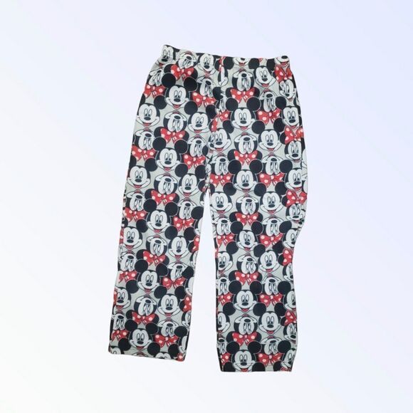 Disney fleece pajama pants lounging  Minnie and Mickey Medium - Picture 1 of 5